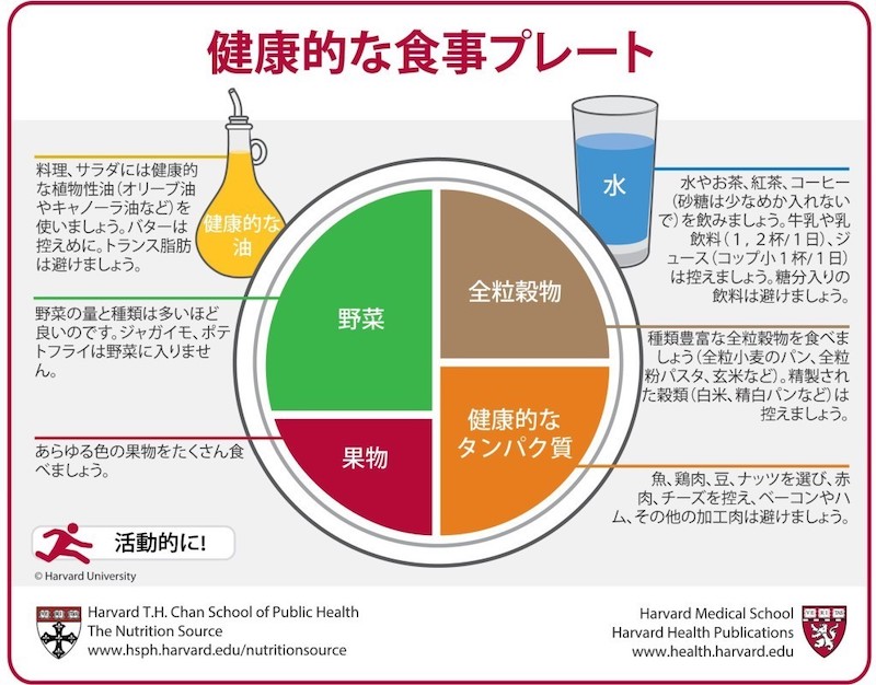 健康的な食事プレート